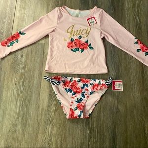 NWT Beautiful JUICY COUTURE Bikini, Girls 7/8